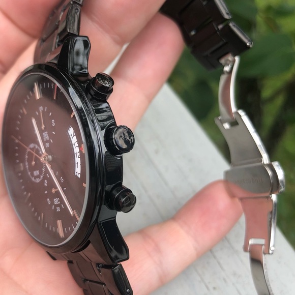 NEW-Men’s Stainless Steel Watch- great gift for the firefighter in your life. - Picture 12 of 15